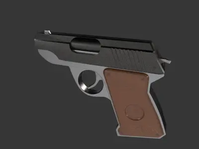TF2 Pistol - Team Fortress 2 Low-poly 3D model