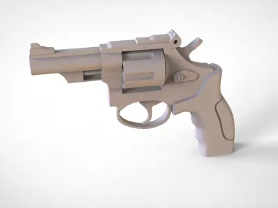 Revolver 3D model 6