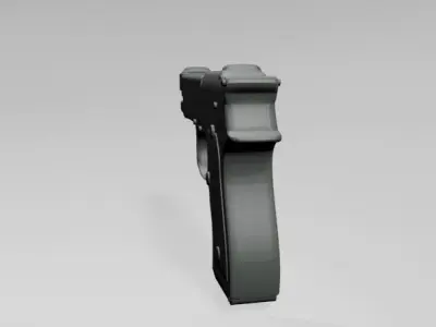 Gun 01 3D model