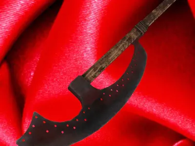 Russian polearm 3D model