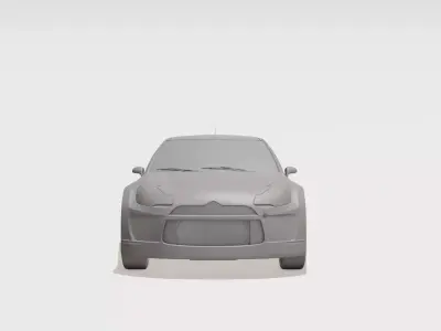 Bouncy Rally Bug Cute Cartoon Rally Car 3D print model