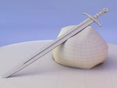 Viking Sword 3D model purchase