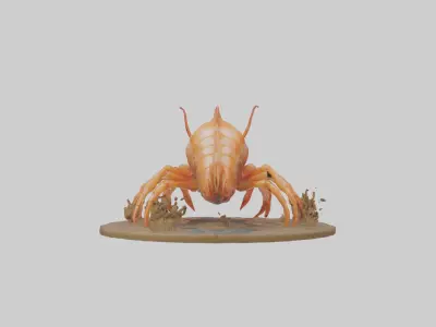 Krakenshrimp Model Low-poly 3D model