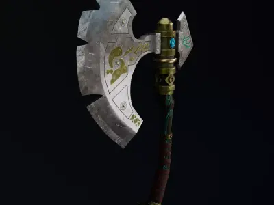 Viking Axe 3D model order
