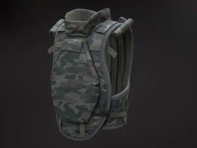 6B13  Assault Body Armor  Low-poly 3D model