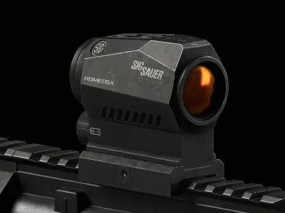 SIG SAUER Romeo5X 1x20mm Low-poly 3D model