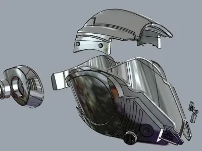 Jedi Training helmet from Rise of Skywalker 3D print model