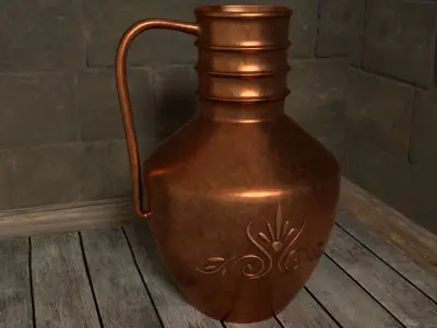 copper jug 3D model