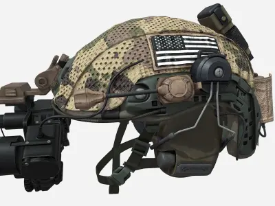Army Helmet 3D model by JanVancik3DGraphics