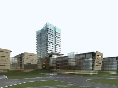 Office Building 3D model 253