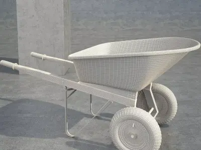 Wheelbarrow 2 3D model