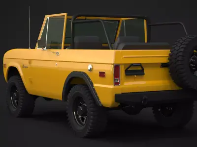 Bronco 4x4 1966 3D model