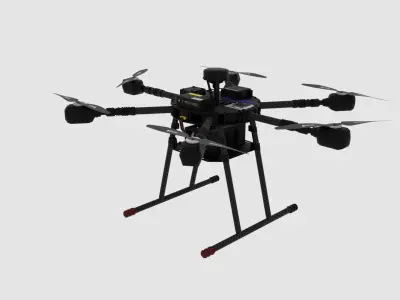 Black Drone2 3D model