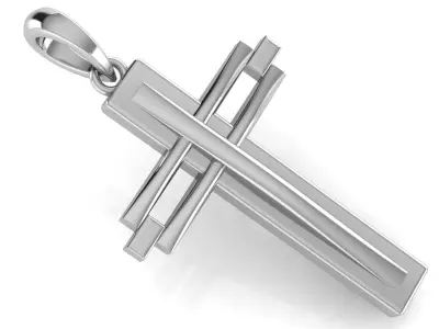 CROSS PENDANT CR125 3D print model