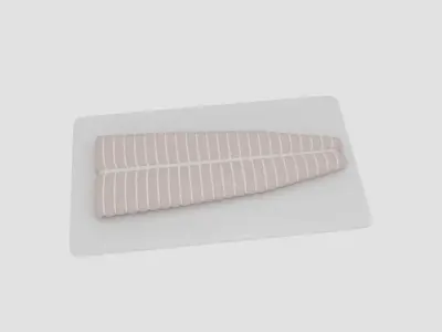 Dory Fillet Low-poly 3D model