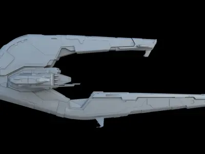 SpaceShip star wars 3D model purchase