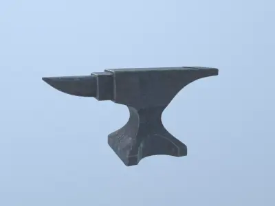 Anvil hammer Free low-poly 3D model