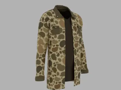 Military Shirt Low-poly 3D model purchase
