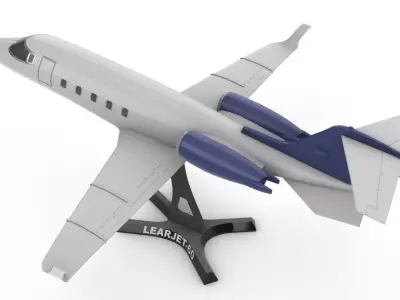 Bombardier Learjet-60 3D print model