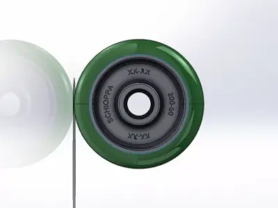 Roda 82 ACE Schioppa Wheel 3D model