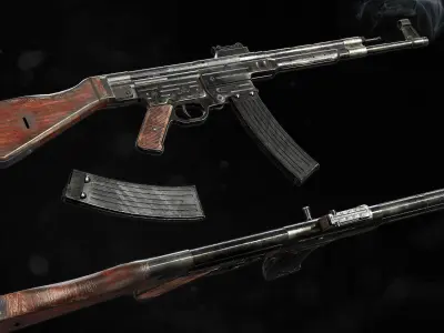 StG 44 Low-poly 3D model