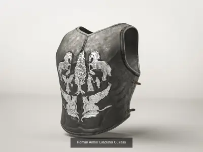 Gladiator Roman Armor and Weapons collection 3D Model Pack