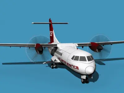 ATR-42-320 Air Charter America 3D model