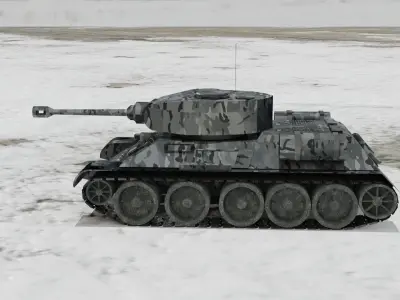 t34 3d model 3D model