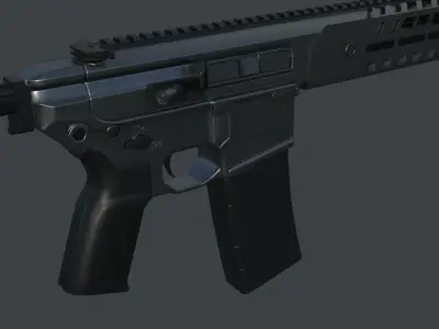 SIG MCX Virtus Low-poly 3D model