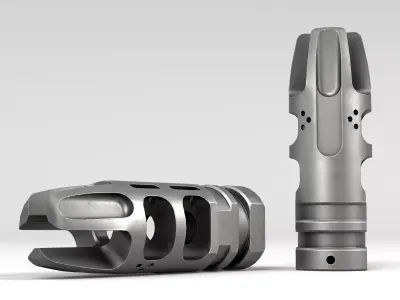 VG6 EPSILON 556 MUZZLE BRAKE Low-poly 3D model purchase