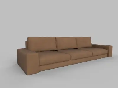  sofa three seater 3D model