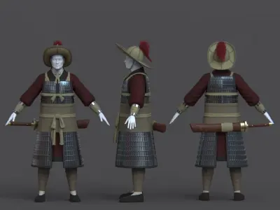 09-Ancient Chinese Armor-Song dynasty 3D model