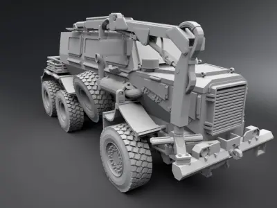 Bufallo MRAP Scale Model 3D print model