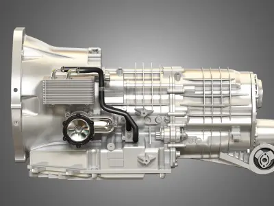 PDK Transmission Cutaway  3D model
