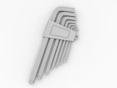Hex Key 3D model order
