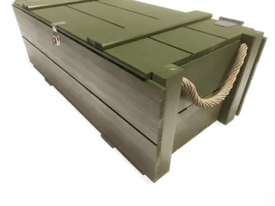 Army Crate Free 3D model