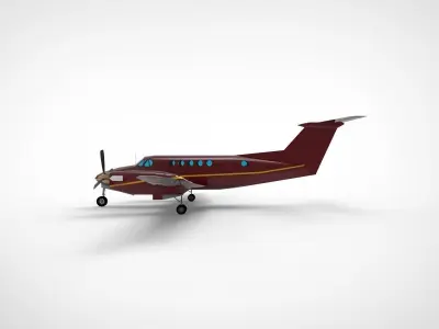 Beechcraft King Air 3D model