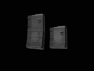 PMAG 20 and 10 LRSR GEN M3 Low-poly 3D model