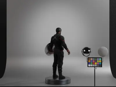 US Agent 3D model