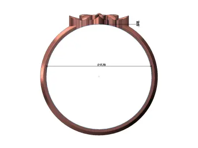 3 Flower Rosette Rings 3D print model