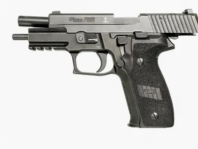 Sig Sauer P226 MK25 9MM Handgun Low-poly 3D model