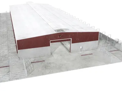  Cow and Sheep Farm Building Collection 