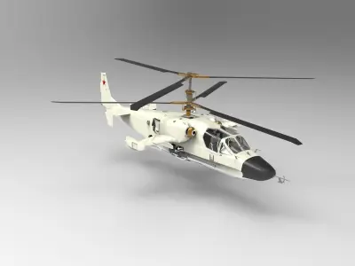 Kamov Ka-52 Alligator 3D model purchase