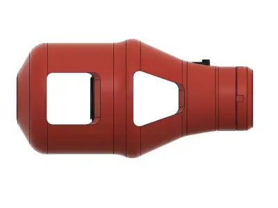 tiger 1 muzzle break   3D print model