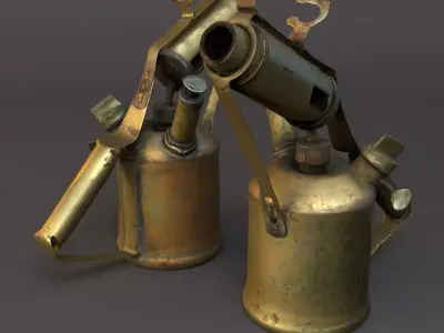 Antique Blow Torch - Photogrammetry 3D model