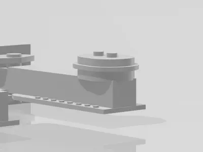 Support legs for Tamiya trailer 1 by 14 scale 3D print model