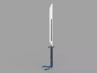 Sword Low-poly 3D model 72
