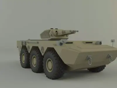 Armored vehicle AVC Mk2 3D model