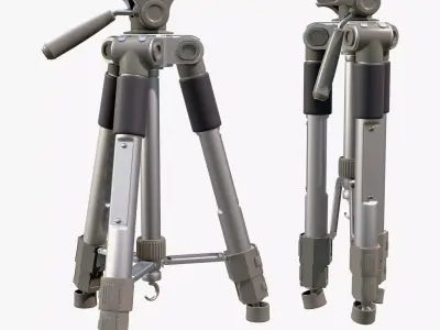 Professional Telescopic Tripod M1 3D model