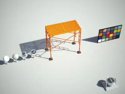 Crash Decking Low-poly 3D model